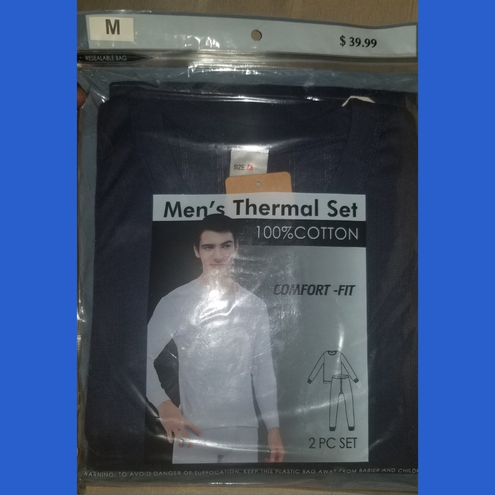 Mens thermal set